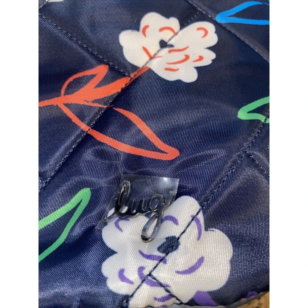 Lug Tumbler NEW Bright Floral Drawstring Storage Pouch NWT